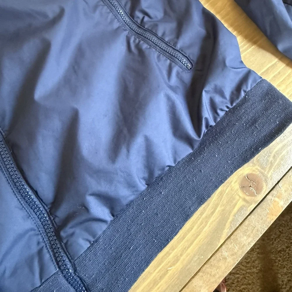 Nike Boys XL Two Tone Blue Lightweight Full Zip Up Jacket Logo Pockets